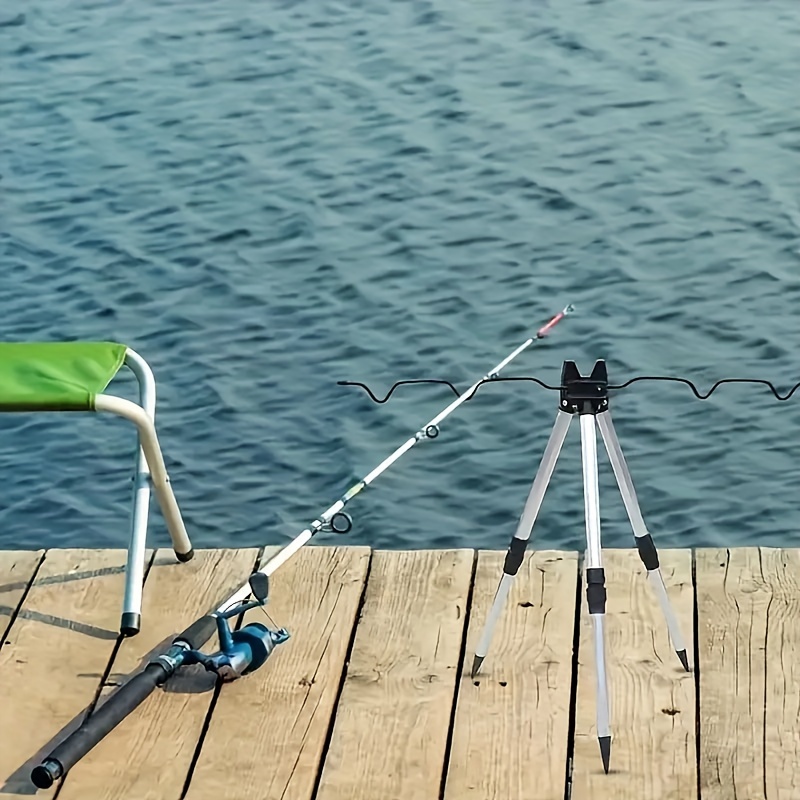 Telescopic Fishing Rod - 1 adet teleskopik alüminyum alaşımlı tutucu