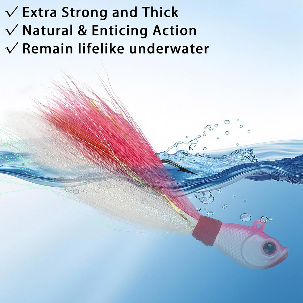 3 adet Bucktail Jigs Tuzlu Su  - Fishing Equipment Shop incelemesi ve fiyatı